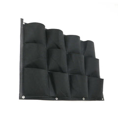 24Pocket Vertical Garden Planter Wall Hanging Herbs Plant Seed Bag Home Decor AU
