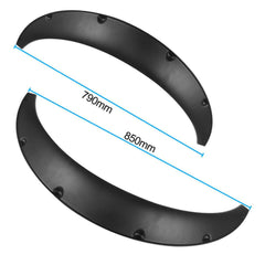 4 Pcs Universal Car Fender Flares Flexible Durable Body Wheel Extra Wide Arches