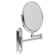 Bath Mirror 5X Magnification Wall Mounted Adjustable Makeup Mirror Arm Extend