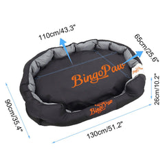 Thick Orthopedic Pet Bed Water-Resistant Cushion