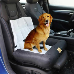 Medium Sized Waterproof Dog Car Seat Bed with Safety Belt