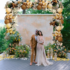 Decorative Metal Garden Trellis Arch Durable Steel Tubing Wedding Party Archway