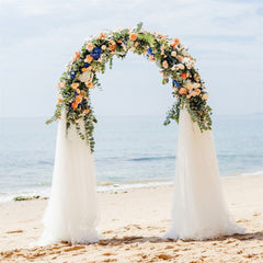 Heavy Strong Metal Wedding Arch Garden Arbor Floral Backdrop Stand Indoor Outdoor