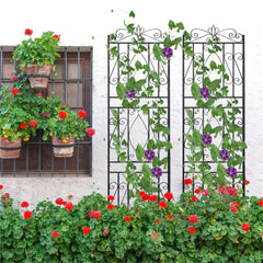 2 Pcs Large Metal Garden Trellis for Outdoor Yard & Patio