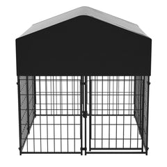 Dog Playpen House Heavy Duty Large Outdoor Dog Kennel Anti-rust Metal Pet Crate