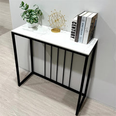 Glossy Sintered Stone Hallway Table