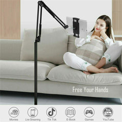 360 Tablet Floor Stand Adjustable 5-12.9 Inch Overhead Phone Desktop Holder