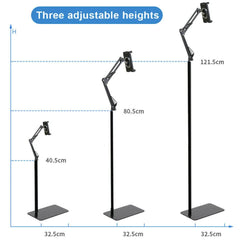 360 Tablet Floor Stand Adjustable 5-12.9 Inch Overhead Phone Desktop Holder