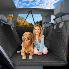Large Dogs Back Seat Extender Waterproof Dog Hammock Car Seats with Hard Bottom