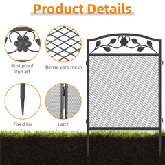 Fin Heavy Duty Dog Play Pen Enclosure Whelping Cage With Fertility Mat Puppy Playpen 60x110cm