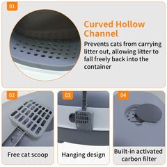 Leak-Proof Cat Littering Box