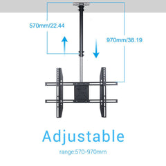 Ceiling Wall Mount TV Bracket 27- 65" with Tilt Feature & 180 Rotate For Samsung