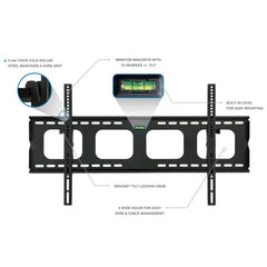 TV Wall Bracket Fixed Tilting For Upto 75" Inch LG Samsung Flat Screen