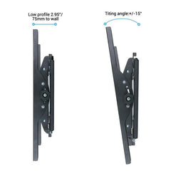 TV Wall Bracket Fixed Tilting For Upto 75" Inch LG Samsung Flat Screen