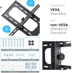 TV Wall Bracket Fixed Tilting For Upto 75" Inch LG Samsung Flat Screen