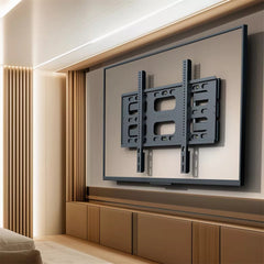 Black Heavy-Duty Swivel TV Wall Mount With Articulating Arm Support
