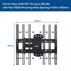 Wall Mount Bracket for 27 - 55 Inch SONY PANASONIC HISENSE KOGAN TCL LCD LED TV