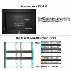 Wall Mount Bracket for 27 - 55 Inch SONY PANASONIC HISENSE KOGAN TCL LCD LED TV
