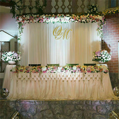 3M*6M Telescopic Wedding Backdrop Stand Balloon Curtain Hanging Pipe Background