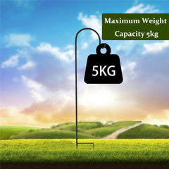 Set of 8 Anti-Wind Shepherd Hooks for Garden and Wedding Decorations
