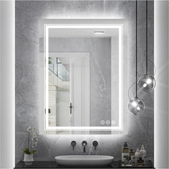 Modern Luxury: LED Mirror with Defogger 600*800mm Double LED