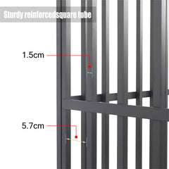 Heavy Duty Dog Cage with Lock & Bottom Tray