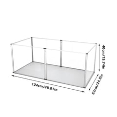 Large Acrylic Dog Playpen Fence Clear Pet Fertility Cage Fence Enclosure Playgroup
