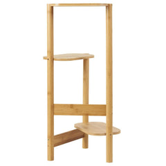 3-Tier Brown Bamboo Plant Stand Bonsai Holder
