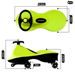 Moka White-Glide Walker Swing Car Twist Car Rind On Toy Italian Designer For Children Outdoor