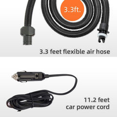Electric 20PSI HT-782 High Pressure SUP Electric Air Pump 12V DC Paddle Board