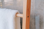 180cm 6 Steps Bamboo Towel Ladder