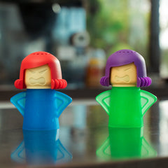 3 Pcs MAD MAMA Microwave Cleaner – BPA-Free Steam Cleaning (Assorted Colors)