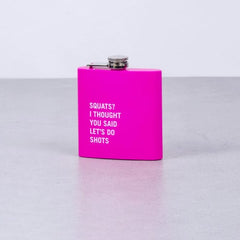 2 Pcs Stainless Steel Hip Flask (175 ml Each) – Funny Quotes, 4 Super‑Bright Colours