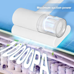 UV‑C Cordless Dust Mite Vacuum Handheld Sanitizing Cleaner with 1200 mAh Battery