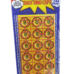 8 shots toy cap gun with 144 free caps Large JP383 Black