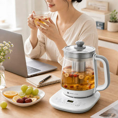 HOPER LAYER FA-K1501 Electric Glass Tea Kettle 1.5L Tea Maker SAA Certified