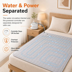 HOPER LAYER WHB15 Water Heated Blanket Water Heating Mattress Pad