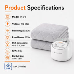 HOPER LAYER WHB15 Water Heated Blanket Water Heating Mattress Pad