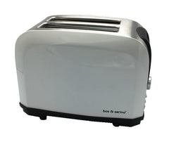 BOS & SARINO 2 Slice White Toaster