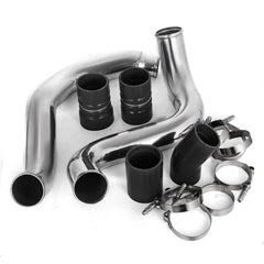 Turbo Intercooler Pipe & Boot Kit Silver for 03-07 Ford 6.0L Powerstroke Diesel