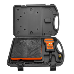 Refrigerant Scale 110 LBS HAVC Charging Recovery Freon Scale, with Wired Remote Control, 2g High Precision Electronic Digital Recovery Weight Scale with Case and Dry Battery