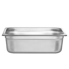 8 Pack Hotel Pans, 1/2 Size Anti-Jam Steam Pan with Lid, 0.8mm Thick Stainless Steel Steam Table Pan, 4-Inch Deep Commercial Table Pan, Catering Storage Food Pan, for Industrial & Scientific