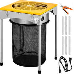 Automatic Bud Trimmer, 18" Electric Trimmer, Stainless Steel Leaf Bud Automatic Hydroponic with High-Speed Blade Trim, Three Speed Strong Durable Bud Trimmer Leaves Fall into Included Bag