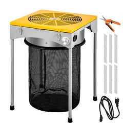 Automatic Bud Trimmer, 18" Electric Trimmer, Stainless Steel Leaf Bud Automatic Hydroponic with High-Speed Blade Trim, Three Speed Strong Durable Bud Trimmer Leaves Fall into Included Bag