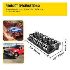 Replacement for 6.0L Cylinder Head 18MM Power Stroke Bare F-Series Cylinder Head 1843080C3