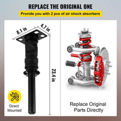 2PCS Cab Shock Absorber International Prostar 2008+ 3595977C95 3595977C96