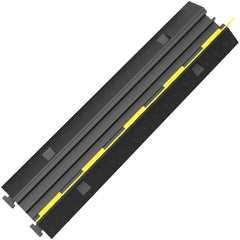 3 Pcs 2-Cable Rubber Electrical Wire Cover Cord Protector Ramp 11000 lbs