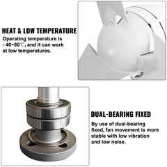 Wind Turbine 400Watt Wind Turbine Generator DC 12V Wind Turbine Generator 3/5 Blades with Controller (400Watt)