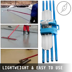 Bull Float Magnesium Concrete Float 48 x 8" Round End Concrete Float Tool Cement Tool Bull Concrete Kit Bull Float with 4 Float Handle Bull Float Bracket Concrete Tools Finishing Bull Float