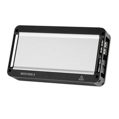 Car Audio Amplifier, 4-Channel Bridgeable Car Amplifier, Multichannel Class D Stereo Amp, Max. 4 x 500W at 4 Ohms / 4 x 1000W at 2 Ohms, High Output, for SUVs, Pickups, and Off-Road Vehicles